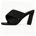 RAVELLO Sandal with Handcrafted Raffia Heel