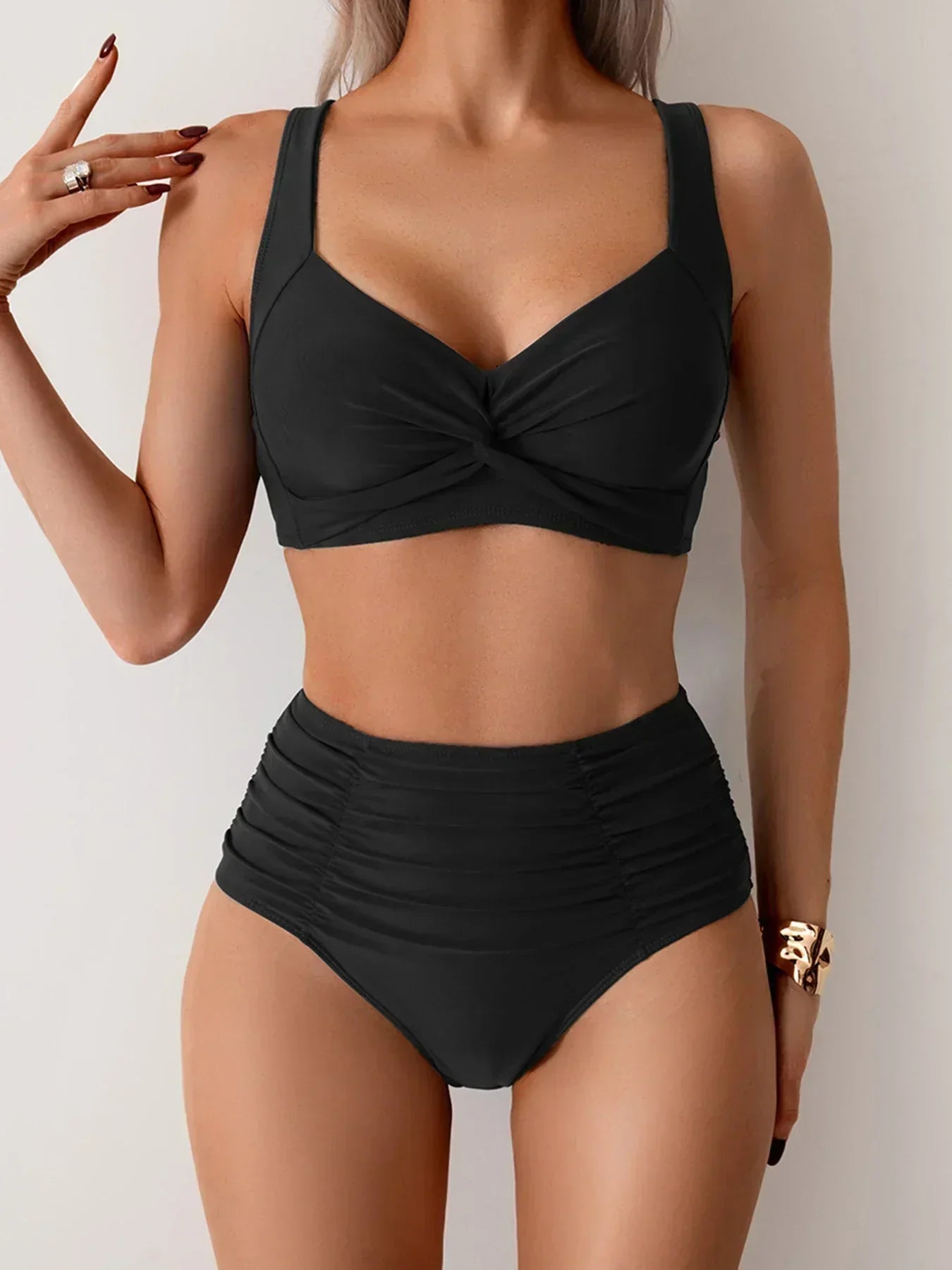 Bikini cintura alta Perla