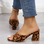 Leopard Lux-sandaler