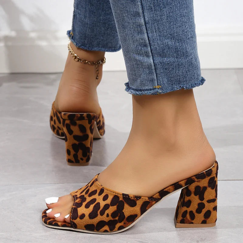 Leopard Lux-sandaler
