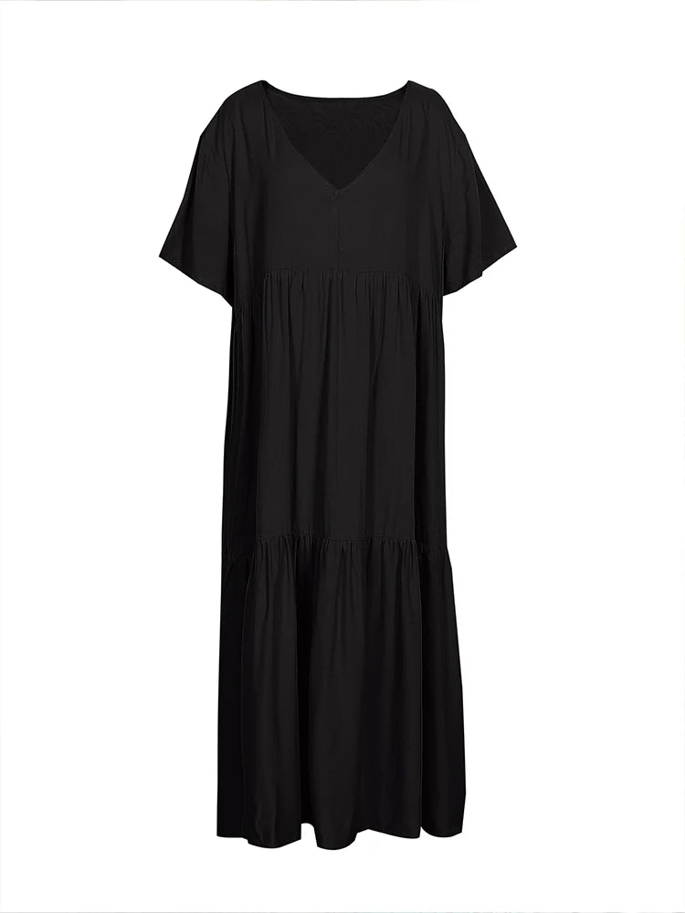 Vestido Maxi Elegance de Escote en V