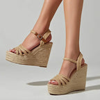 Selena Platform Wedge Sandals