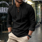Men's Linen and Cotton Viking Shirt