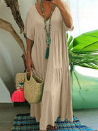 Vestido Maxi Elegance de Escote en V
