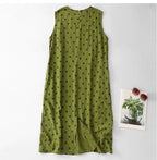 Vestido Midi Lino Luna