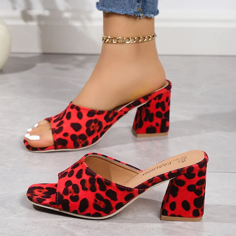 Leopard Lux-sandaler
