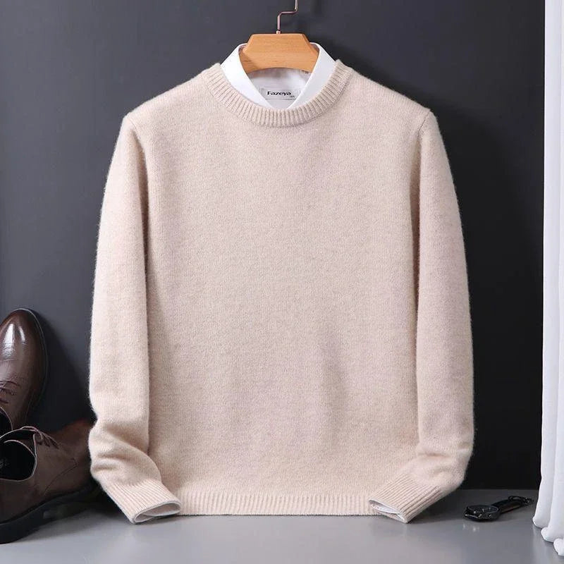 Pull à col rond en maille douce