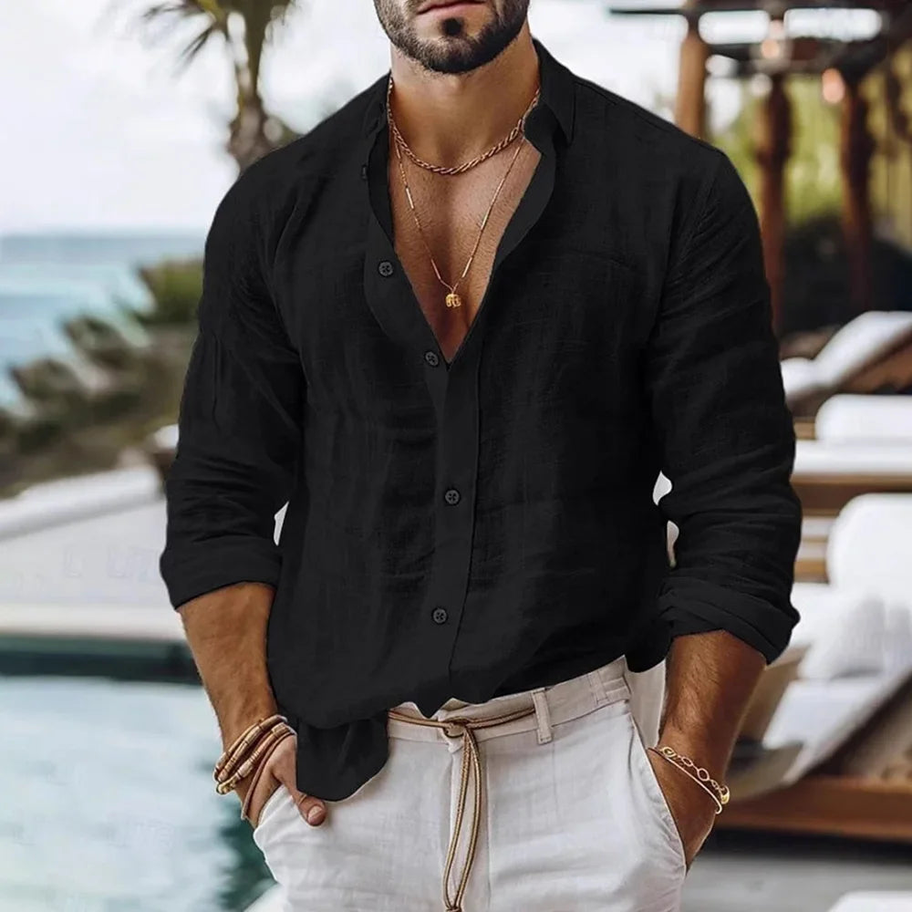 Camisa CAPRI Lino & Algodón Playero