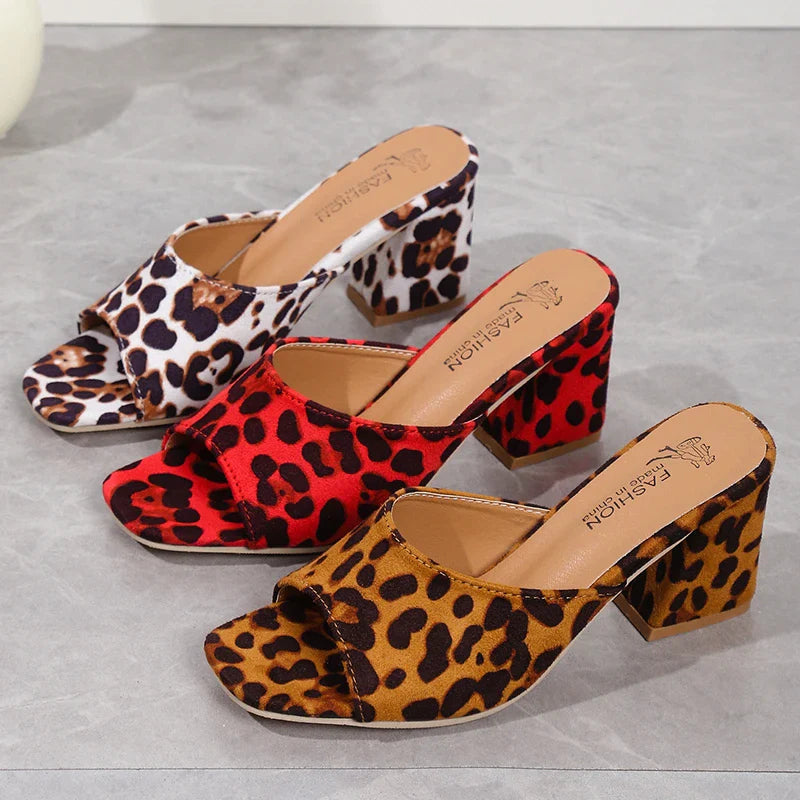Leopard Lux-sandaler