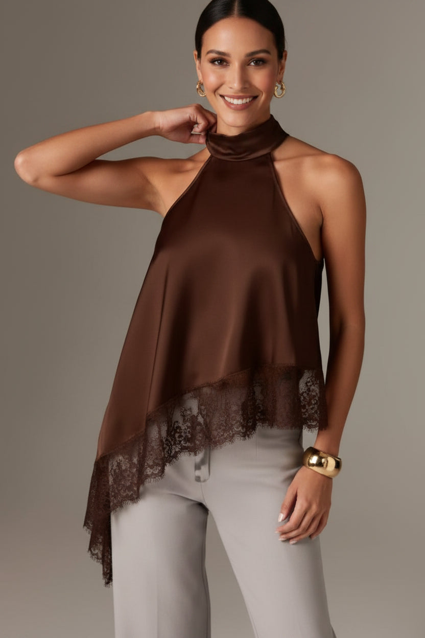 Lace Halter Top