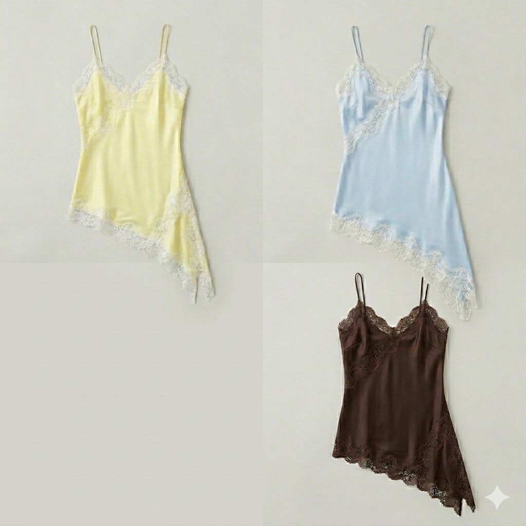 Top Lencero Asimétrico Lace Touch