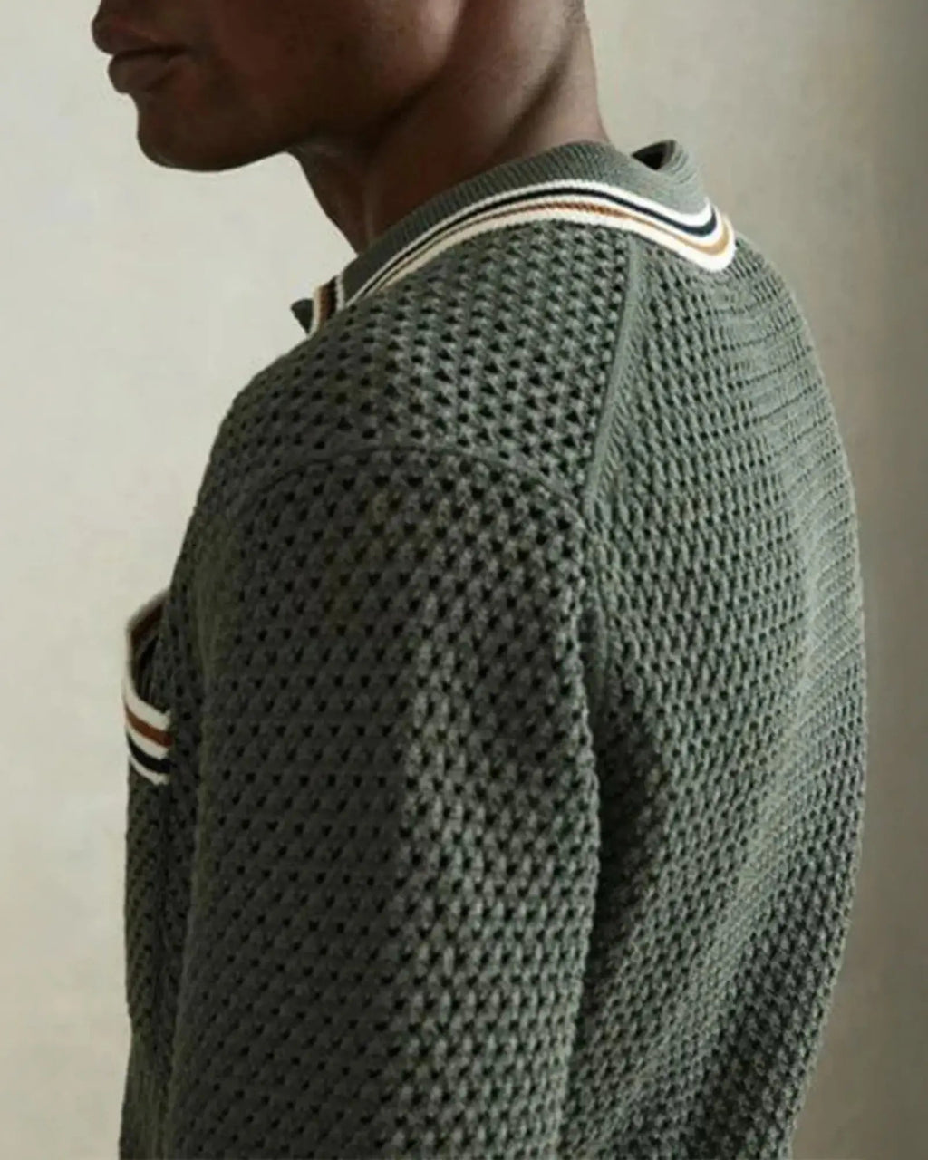 Camisa polo de crochet Martin Laurent - LOVRA DESIGN