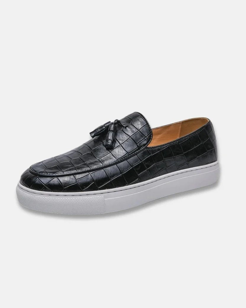 Mocasines de piel grabada Executive - LOVRA DESIGN
