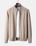 Chaqueta de cachemira con cremallera - LOVRA DESIGN