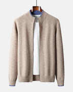 Chaqueta de cachemira con cremallera - LOVRA DESIGN