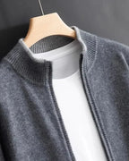 Chaqueta de cachemira con cremallera - LOVRA DESIGN