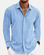 Camisa de lino Adriano Costa - LOVRA DESIGN
