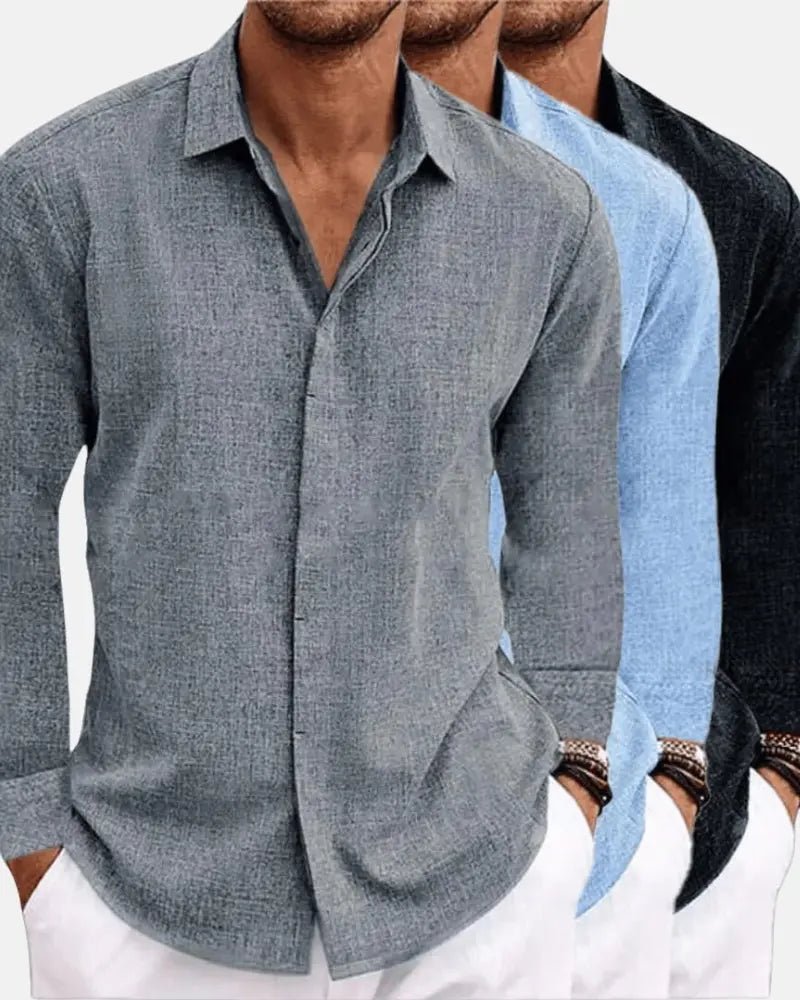 Camisa de lino Adriano Costa - LOVRA DESIGN