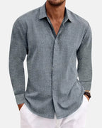 Camisa de lino Adriano Costa - LOVRA DESIGN