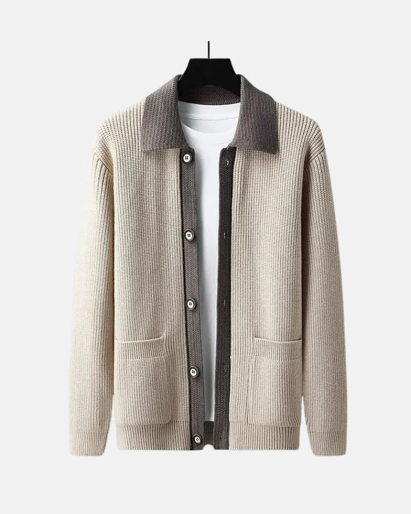 Chaqueta de punto con botones Winston - LOVRA DESIGN