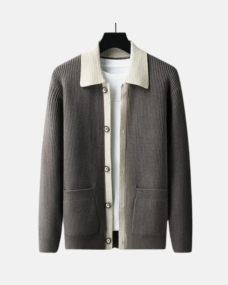 Chaqueta de punto con botones Winston - LOVRA DESIGN
