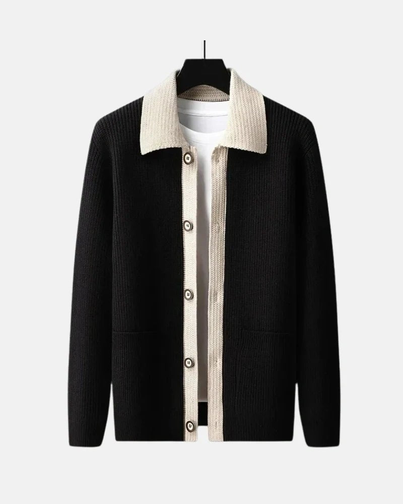 Chaqueta de punto con botones Winston - LOVRA DESIGN