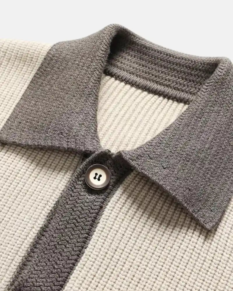 Chaqueta de punto con botones Winston - LOVRA DESIGN