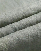 Pantalón de lino de corte recto - LOVRA DESIGN