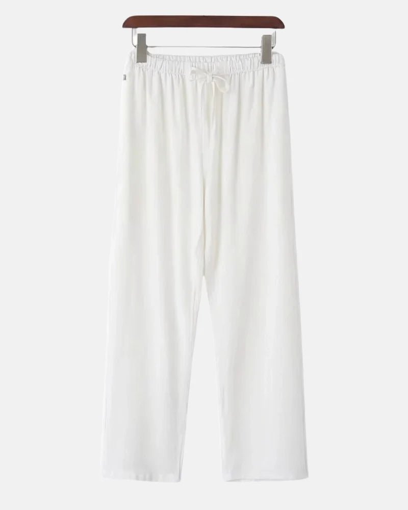 Pantalón de lino oversize - LOVRA DESIGN