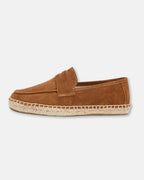 Mocasines tipo alpargata de ante de vacuno - LOVRA DESIGN