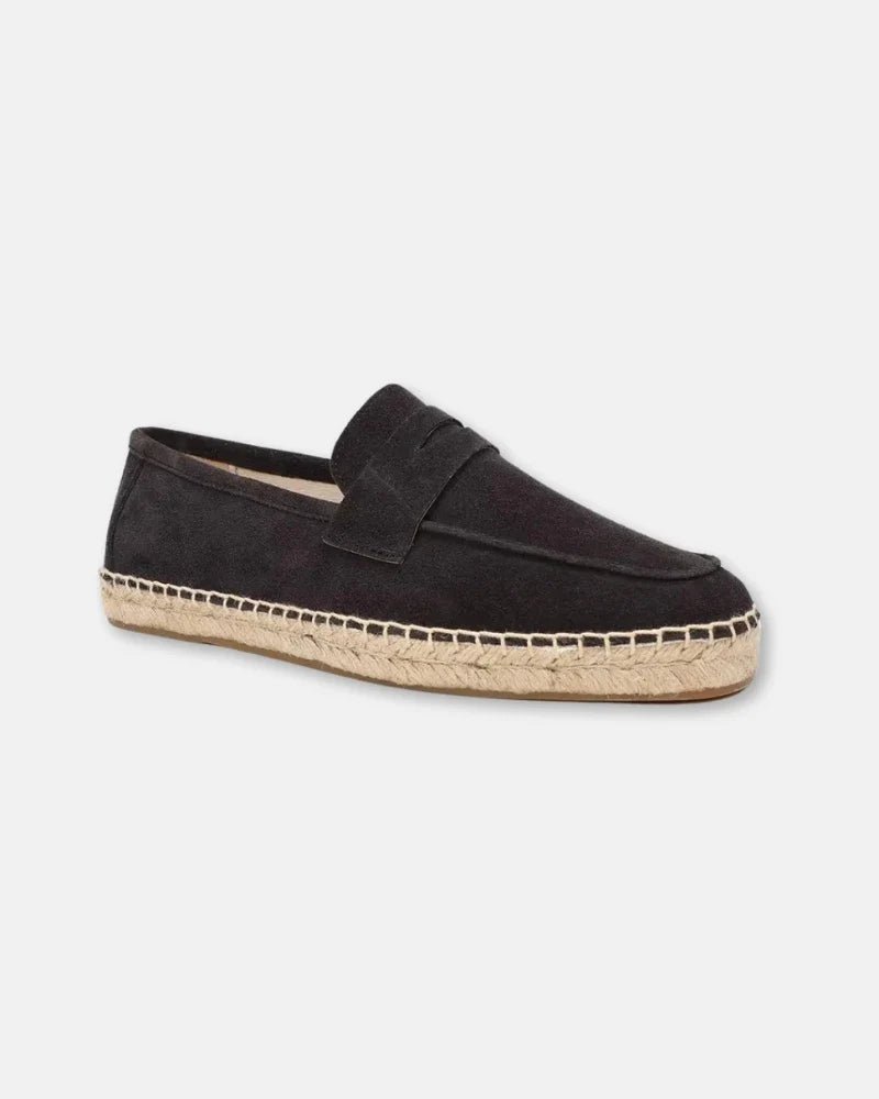 Mocasines tipo alpargata de ante de vacuno - LOVRA DESIGN