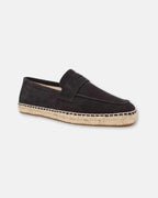 Mocasines tipo alpargata de ante de vacuno - LOVRA DESIGN