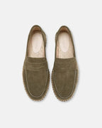 Mocasines tipo alpargata de ante de vacuno - LOVRA DESIGN