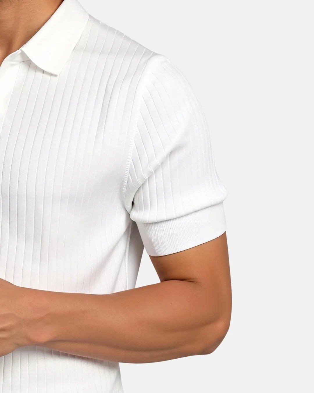 Polo de algodón de canalé - LOVRA DESIGN