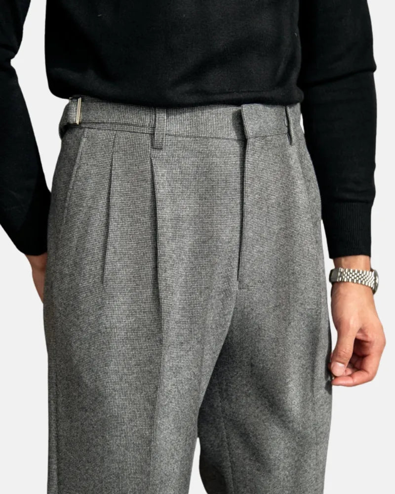 Pantalón de pata de gallo Carlo - LOVRA DESIGN