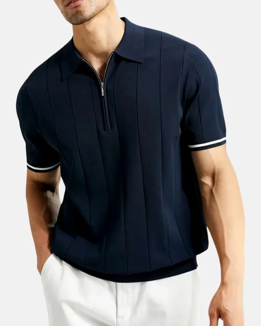 Polo con cremallera Santino - LOVRA DESIGN