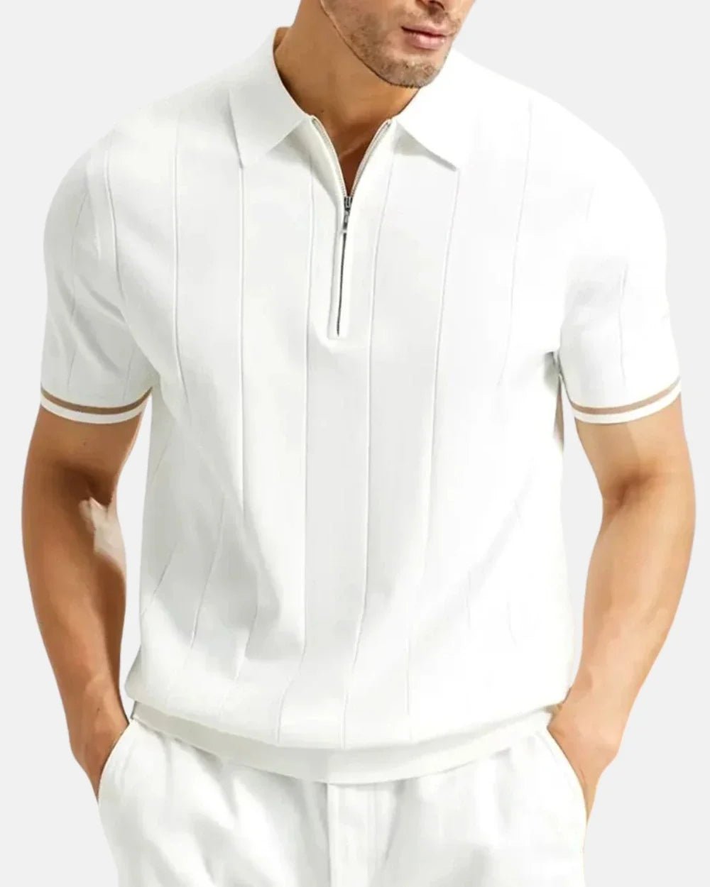 Polo con cremallera Santino - LOVRA DESIGN