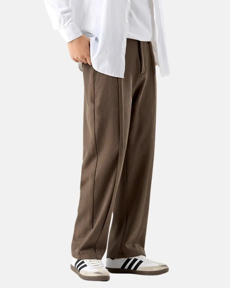 Pantalón con pinzas Lucini - LOVRA DESIGN