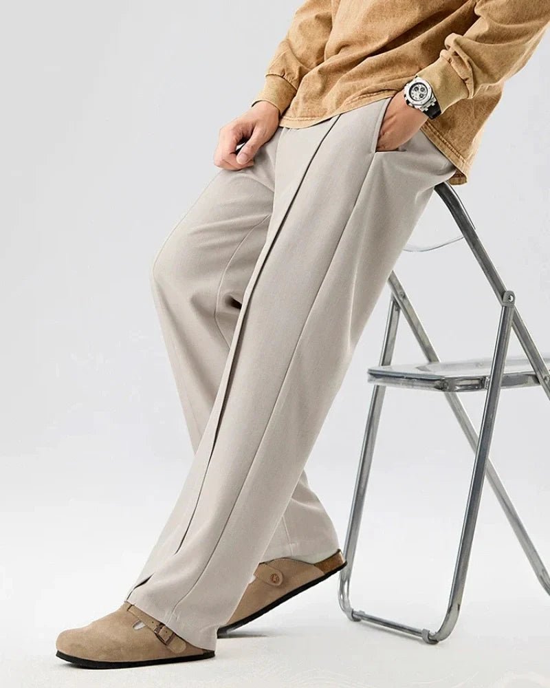 Pantalón con pinzas Lucini - LOVRA DESIGN