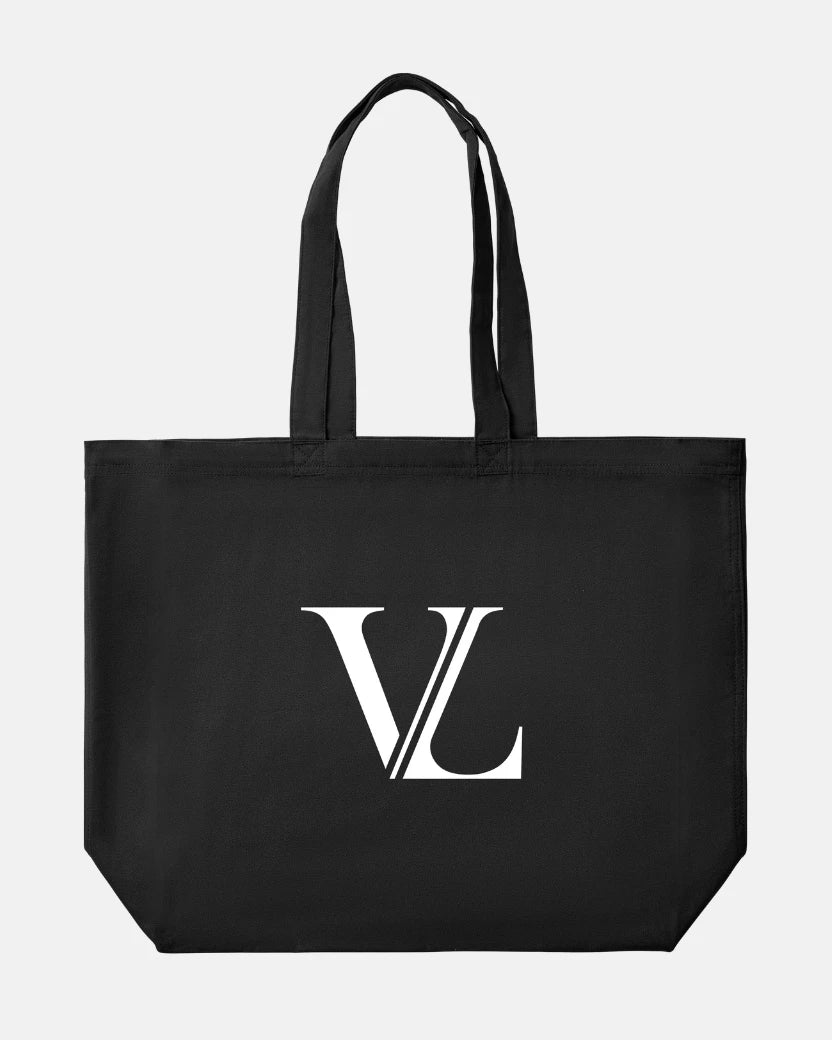 Bolso tote de lona con iniciales - LOVRA DESIGN