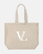 Bolso tote de lona con iniciales - LOVRA DESIGN