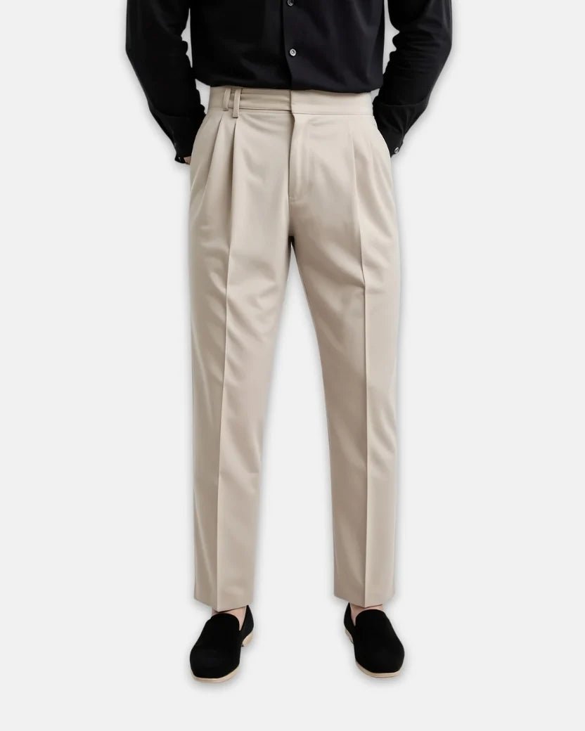 Pantalón con pinzas Executive - LOVRA DESIGN