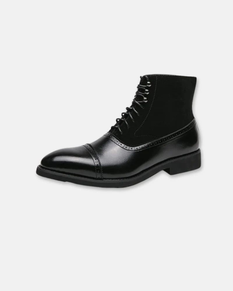 Botas de piel con cordones Los Muertos - LOVRA DESIGN