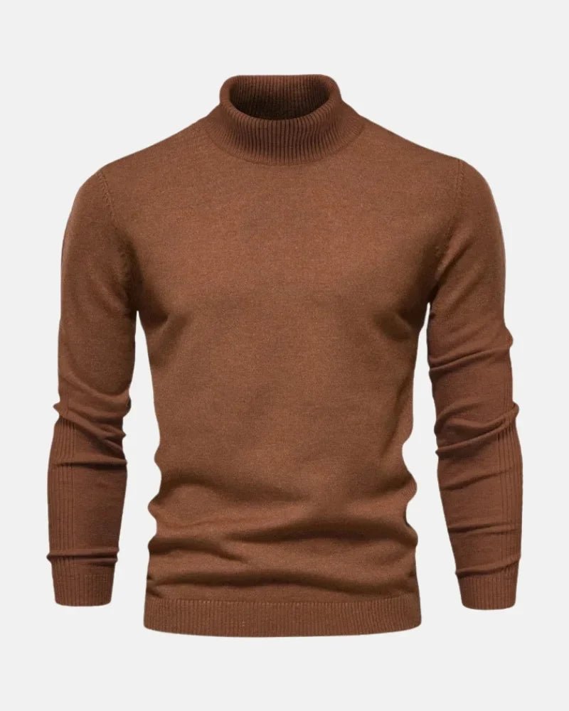 Jersey de cuello alto de lana St. Moritz - LOVRA DESIGN