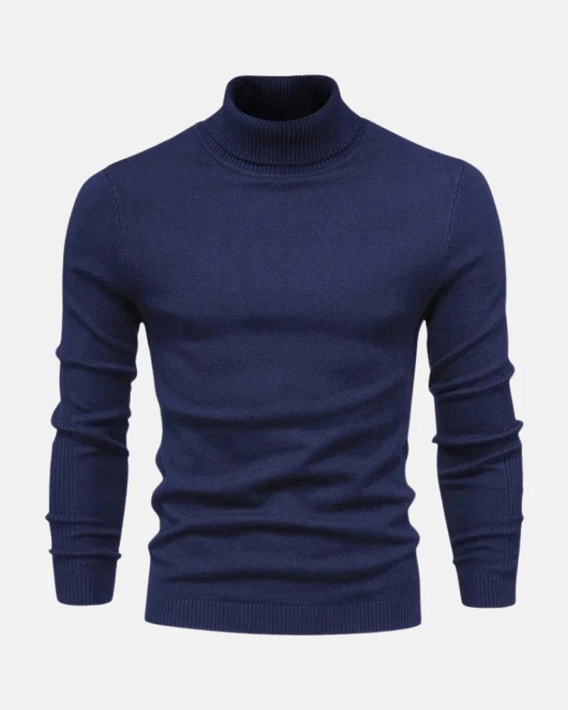 Jersey de cuello alto de lana St. Moritz - LOVRA DESIGN
