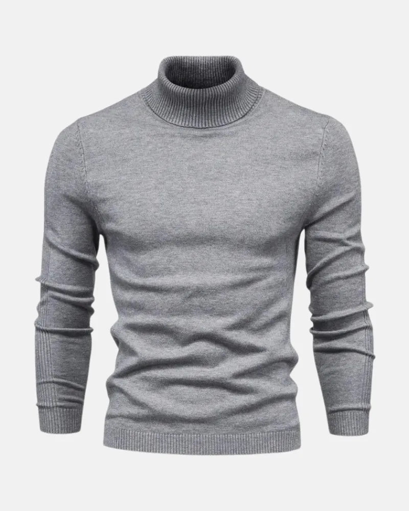 Jersey de cuello alto de lana St. Moritz - LOVRA DESIGN