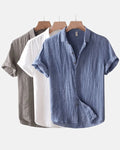 Camisa de lino Lucas Larvotto - LOVRA DESIGN