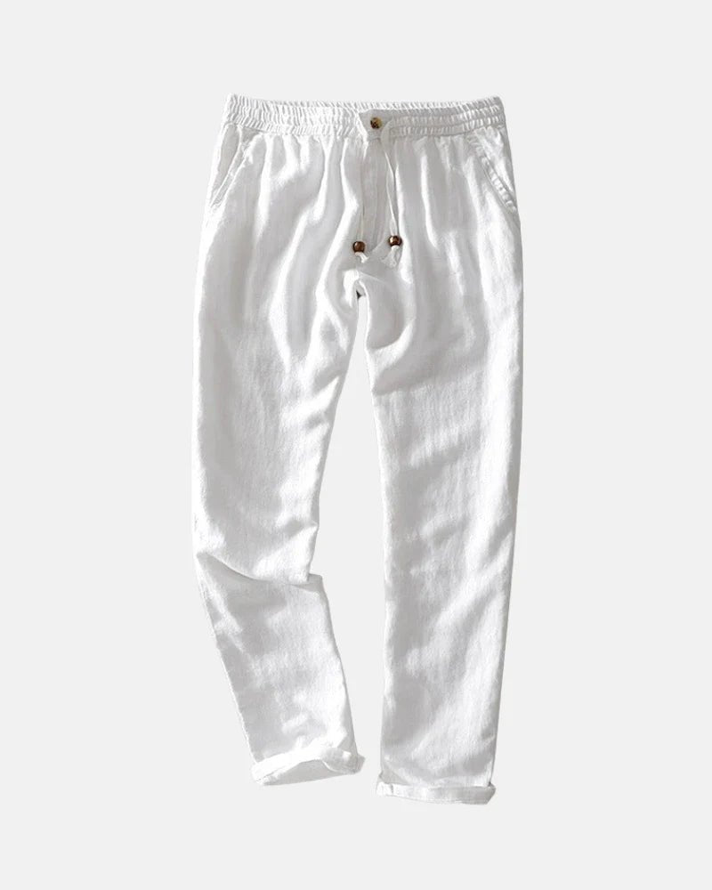 Pantalón de lino entallado - LOVRA DESIGN