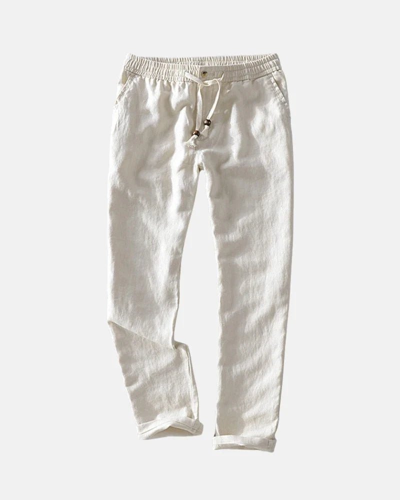 Pantalón de lino entallado - LOVRA DESIGN