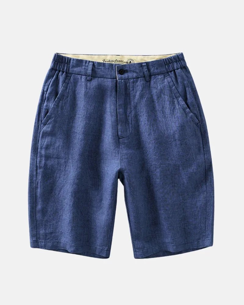 Bermudas de lino entalladas - LOVRA DESIGN